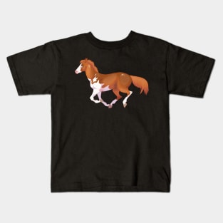 Sabino Horse Galloping Kids T-Shirt